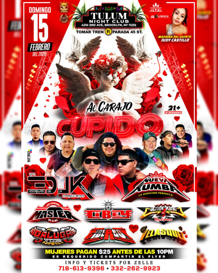 Event - EDLK / NUEVA RUMBA "AL CARAJO CUPIDO " - Brooklyn, New York - 15 de febrero de 2026 | concert tickets