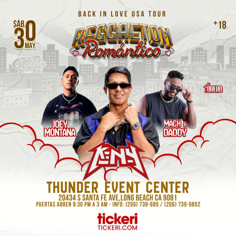 Event - KenY - Mach and Daddy- Joey Montana  en Long Beach - Long Beach, CA - sáb, 30 de mayo de 2026} | concert tickets