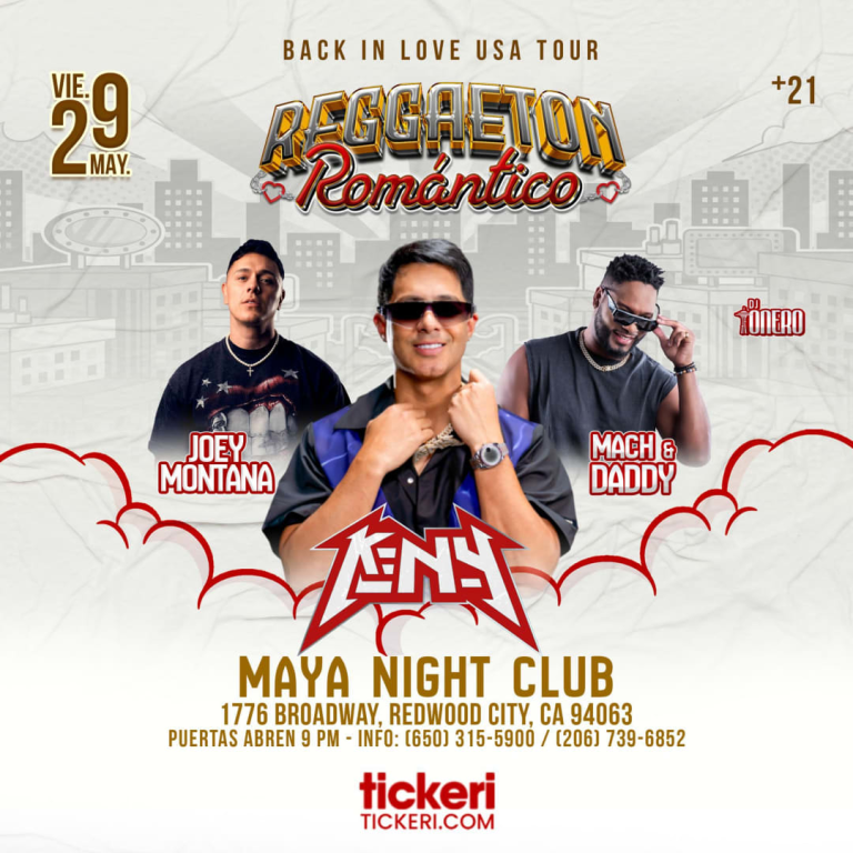 Event - KenY - Mach and Daddy- Joey Montana en Redwood City - Redwood City, California - May 29, 2026 | concert tickets