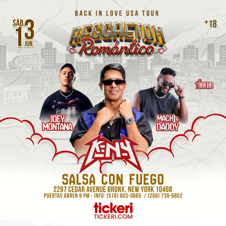 Event - KenY - Mach and Daddy- Joey Montana en Bronx - Bronx, NY - sáb, 13 de junio de 2026} | concert tickets