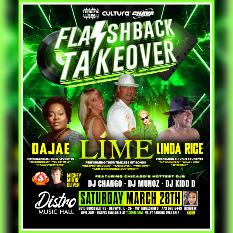 Event - FLASHBACK TAKEOVER  - Berwyn, IL - sáb, 28 de marzo de 2026} | concert tickets