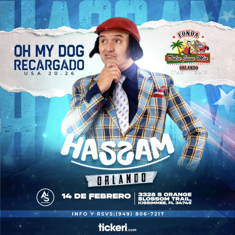 Event - HASSAM "OH MY DOG ! RECARGADO" EN ORLANDO ! - Kissimmee, Florida - February 14, 2026 | concert tickets