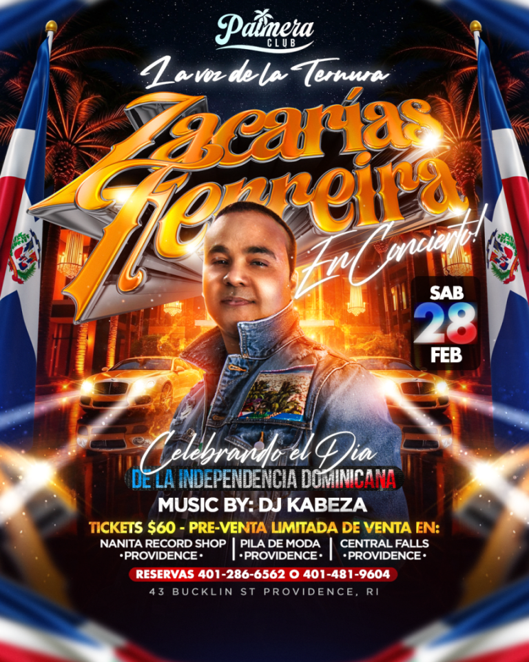 Event - ZACARIAS FERREIRA EN CONCIERTO | PALMERA CLUB | PROVIDENCE, RI - Providence, Rhode Island - February 28, 2026 | concert tickets