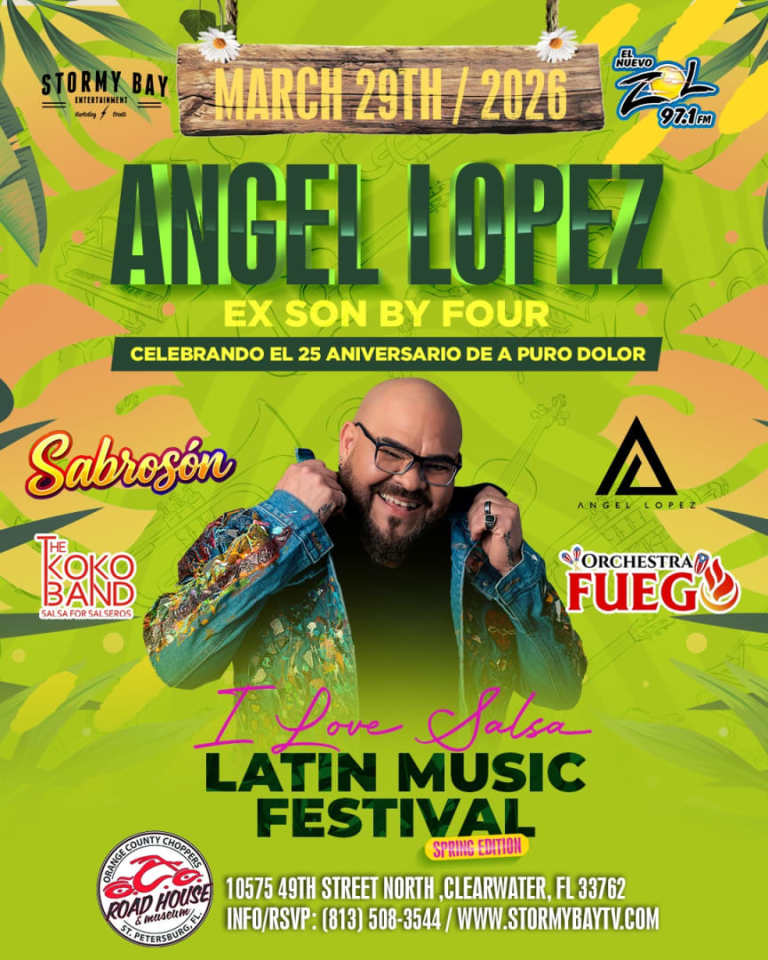 Event - " I Love Salsa" Latin Music Festival - Clearwater, FL - dom, 29 de marzo de 2026} | concert tickets