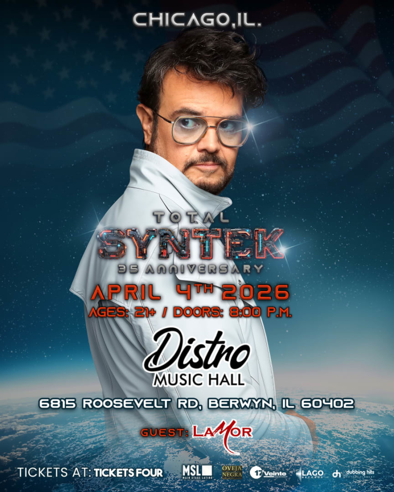 Event - 🔥 TOTAL SYNTEK – 35 ANIVERSARIO 🔥 Aleks Syntek - Berwyn, IL - sáb, 4 de abril de 2026} | concert tickets