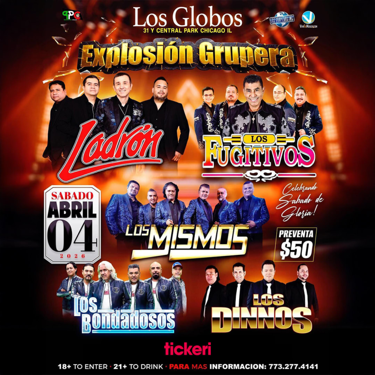 Event - Explosión Grupera en Chicago, IL Ladrón, Los Fugitivos, Los Mismos y Más  - Chicago, IL - sáb, 4 de abril de 2026} | concert tickets