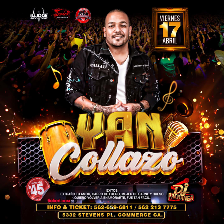 Event - YAN COLLAZO LOS ANGELES STEVEN'S STEAK HOUSE - Commerce, CA - Fri, April 17, 2026} | concert tickets