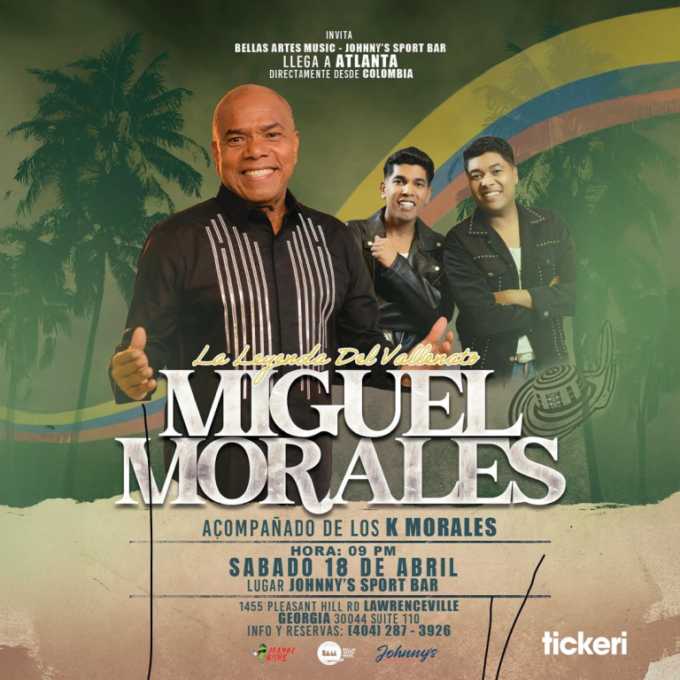 Event - La leyenda del vallenato Miguel Morales en concierto - Lawrenceville, GA - sáb, 18 de abril de 2026} | concert tickets
