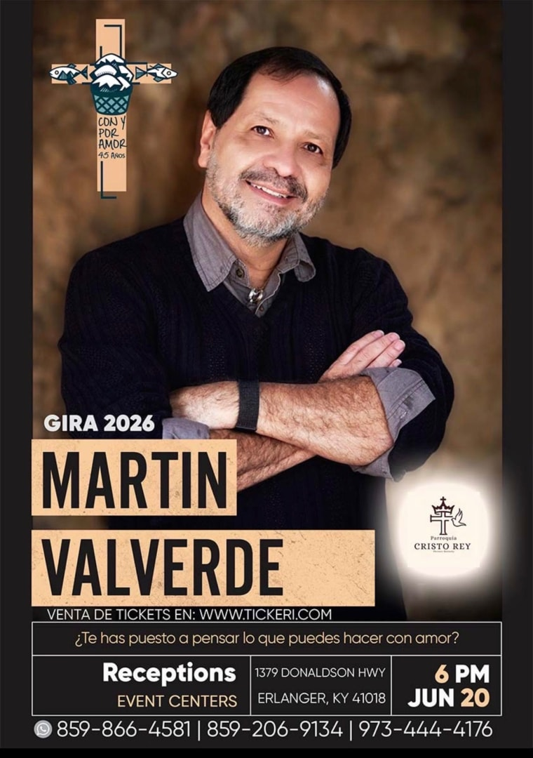 Event - Martin Valverde Gira 2026  - Erlanger, KY - Sat, June 20, 2026} | concert tickets