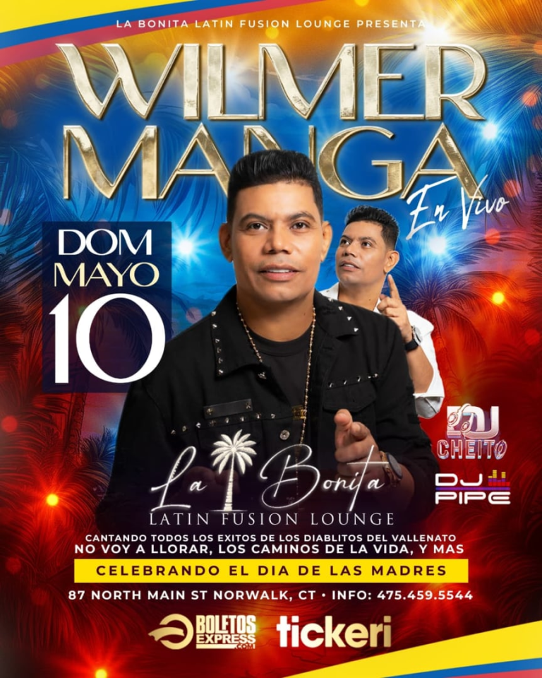 Event - Wilmer Manga - Norwalk, CT - dom, 10 de mayo de 2026} | concert tickets