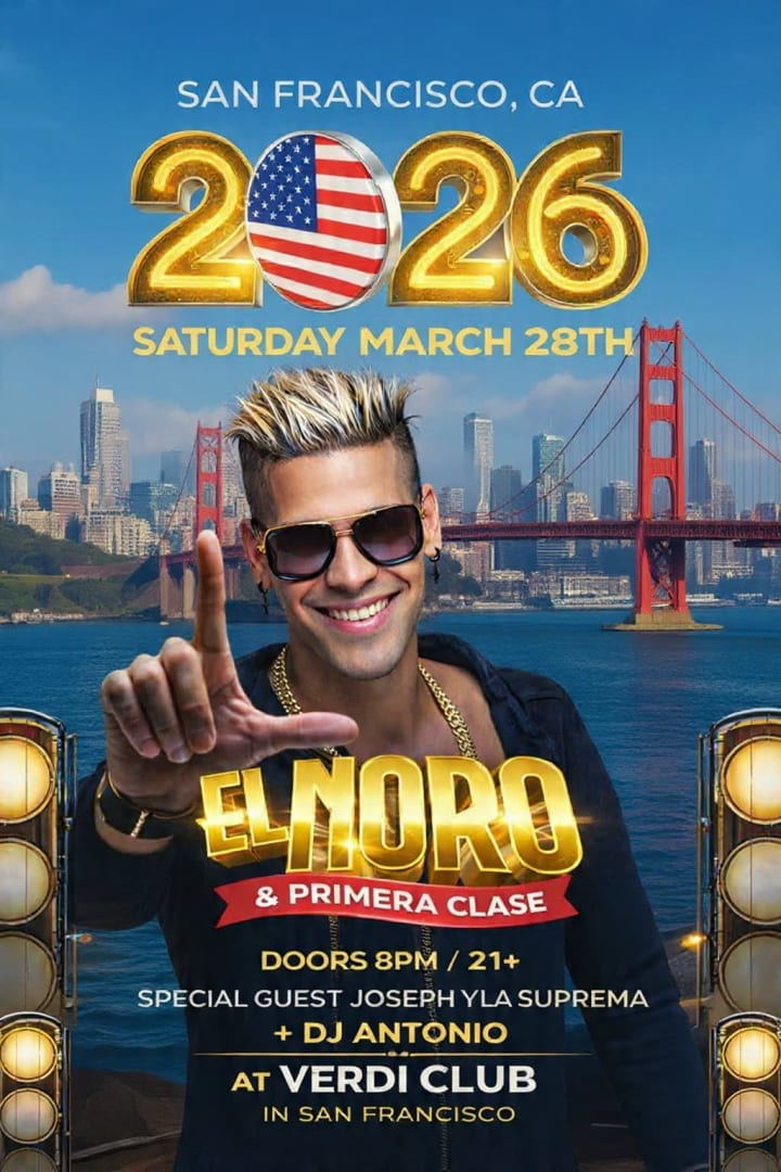 Event - EL NORO - San Francisco, CA - sáb, 28 de marzo de 2026} | concert tickets