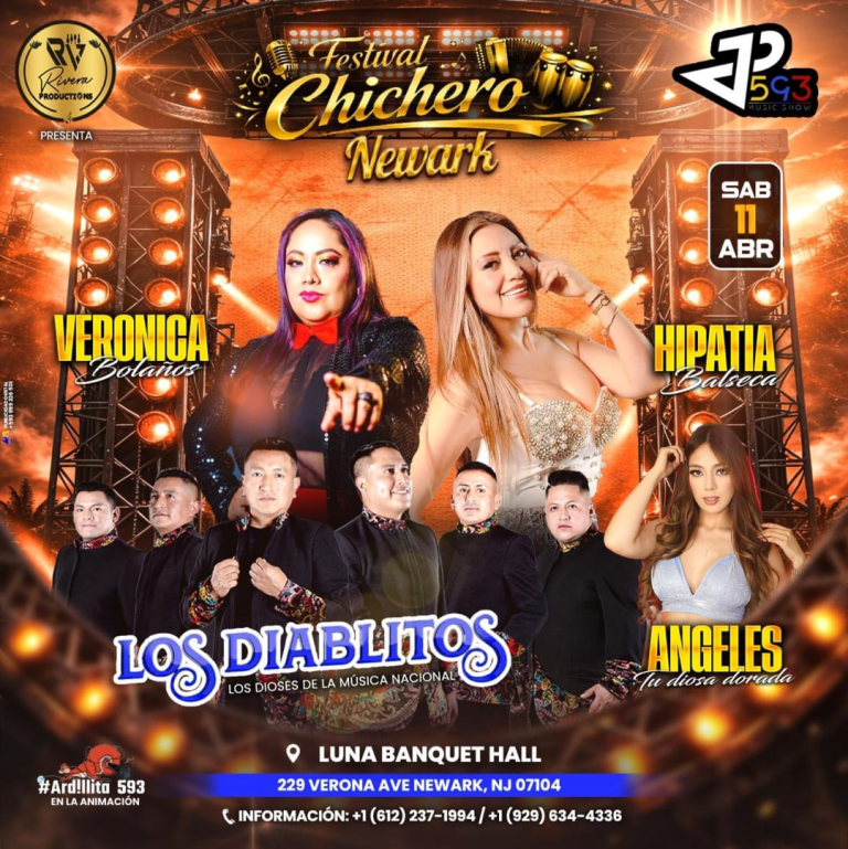 Event - FESTIVAL CHICHERO EN NEWARK NJ - Newark, NJ - sáb, 11 de abril de 2026} | concert tickets