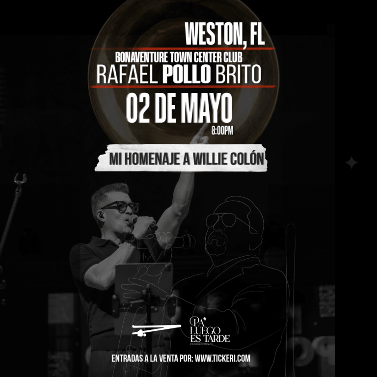 Event - Rafael Pollo Brito en vivo en Weston - Weston, Florida - May 2, 2026 | concert tickets