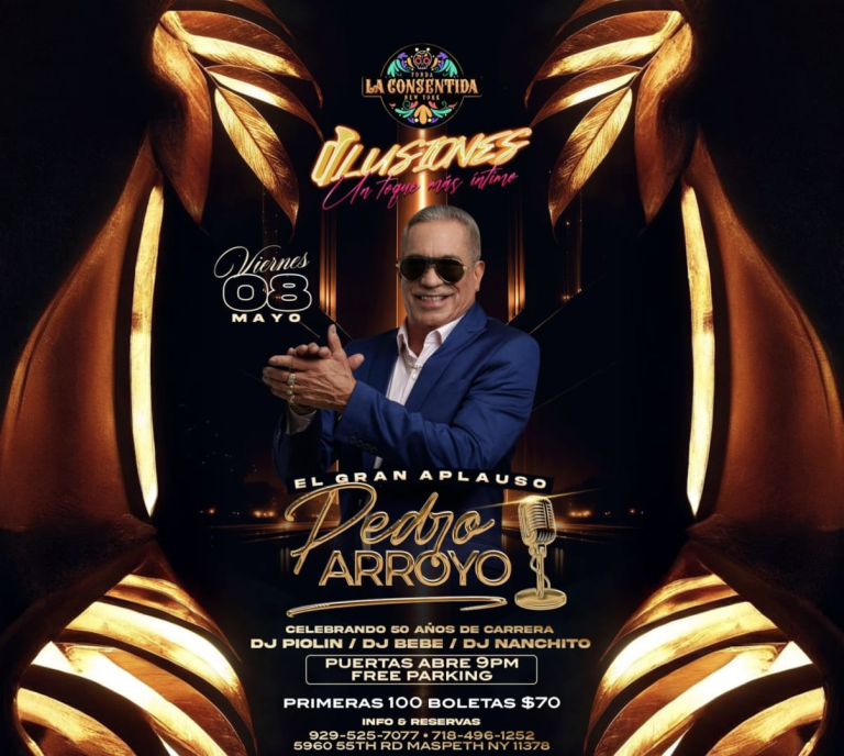 Event - PEDRO ARROYO "EL GRAN APLAUSO" - Maspeth , NY - Fri, May 8, 2026} | concert tickets