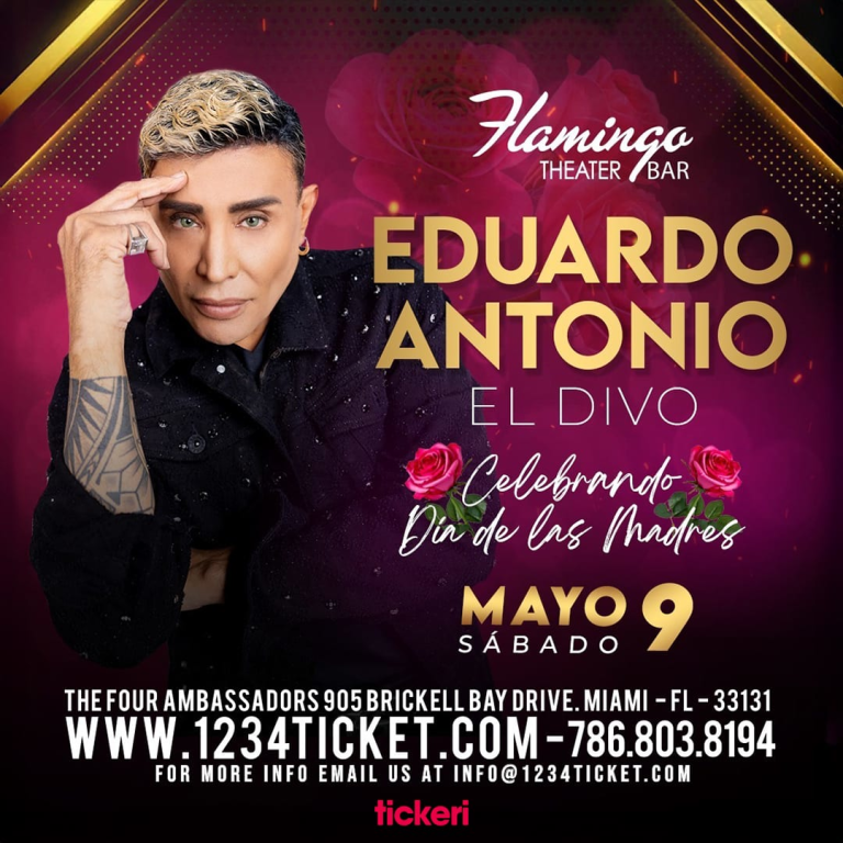 Event - Eduardo Antonio el Divo en Concierto - Miami, FL - sáb, 9 de mayo de 2026} | concert tickets