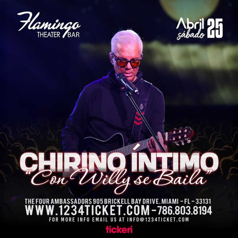 Event - Willy Chirino en Concierto - Miami, FL - Sat, April 25, 2026} | concert tickets