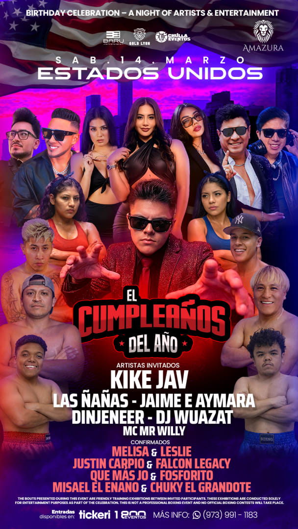 Event - EL CUMPLE DEL AÑO DE KIKE JAV Y SUS AMIGOS  - Queens, New York - March 14, 2026 | concert tickets