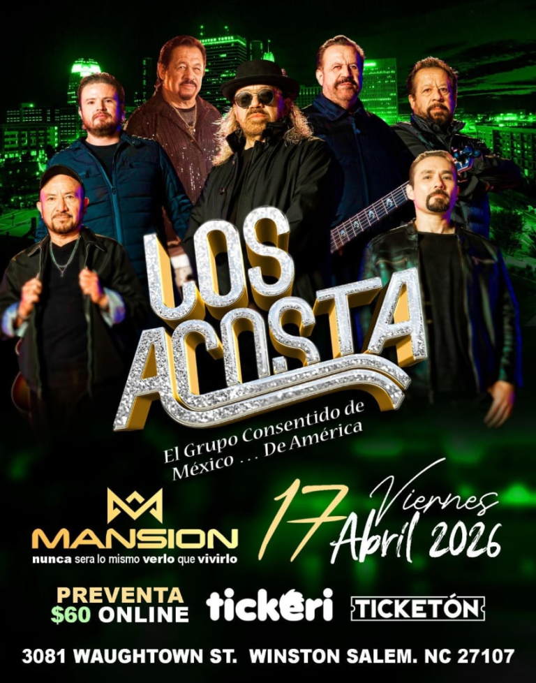 Event - LOS ACOSTA EN VIVO! - Winston-Salem, NC - vie, 17 de abril de 2026} | concert tickets