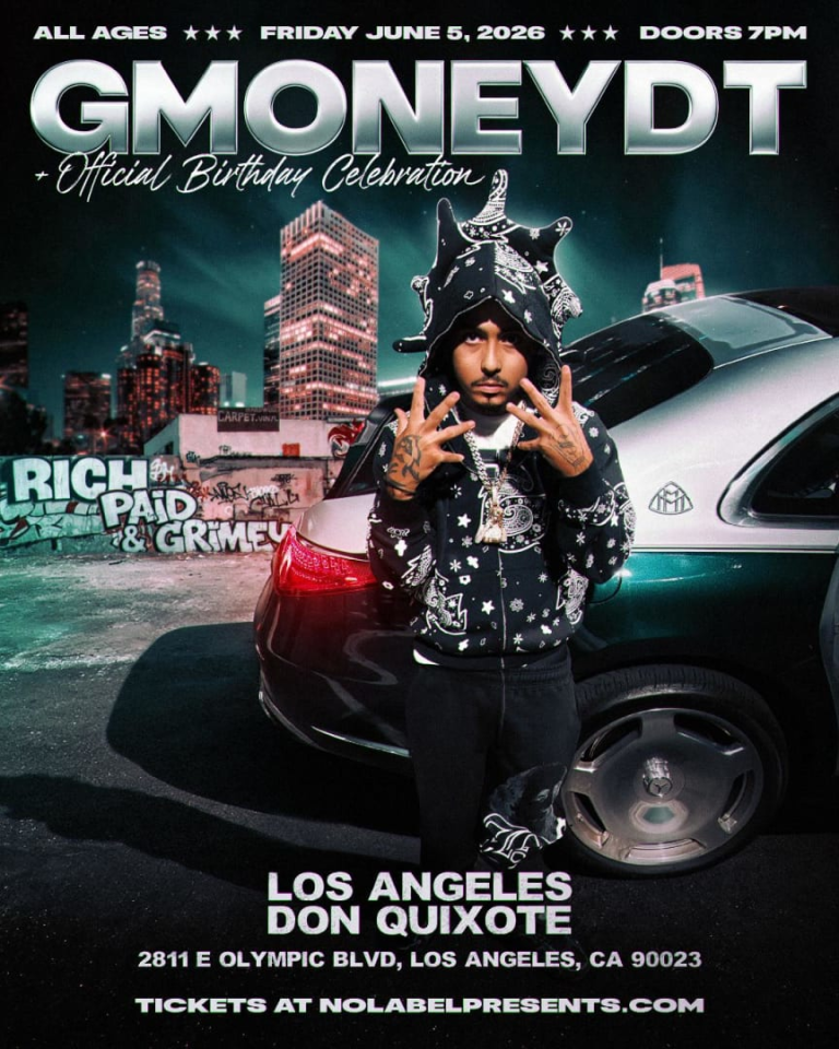 Event - GMoneyDT Live Los Angeles - Los Angeles, CA - Fri, June 5, 2026} | concert tickets