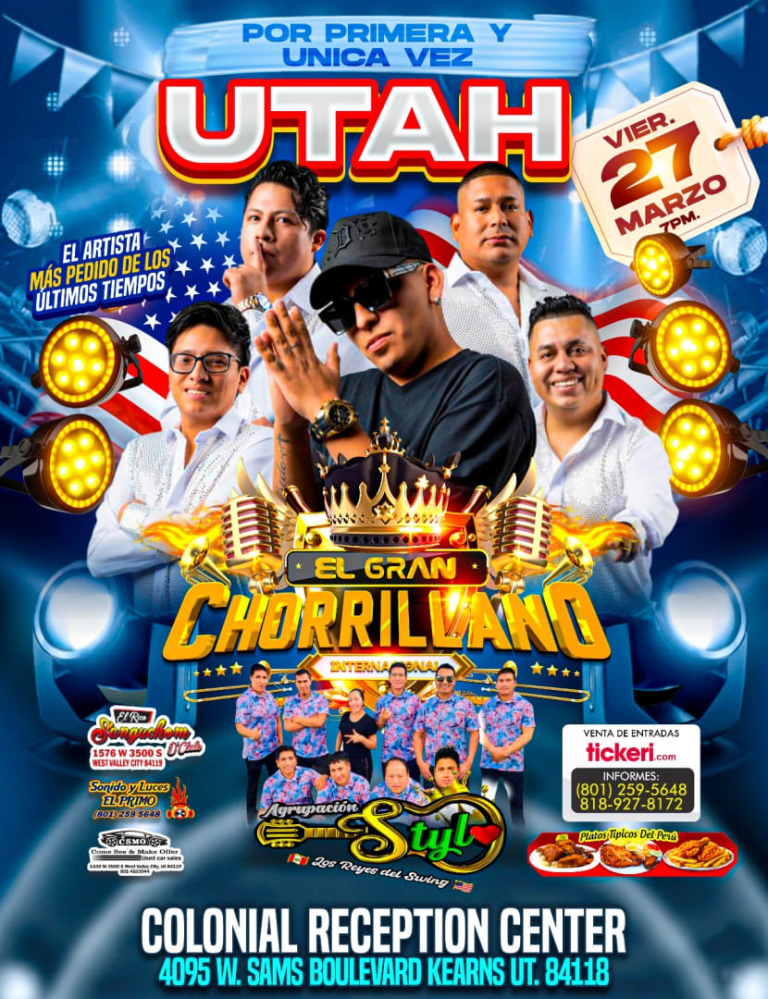 Event - El Gran Chorrillano Internacional en Utah - Kearns, UT - Fri, March 27, 2026} | concert tickets