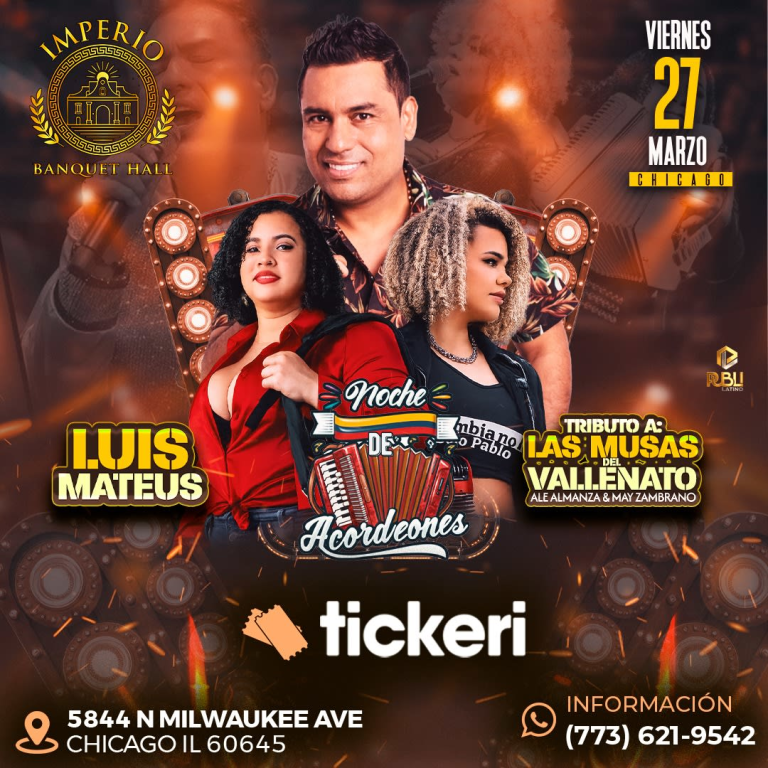 Event - LUIS MATEUS EN CHICAGO  - Chicago, IL - vie, 27 de marzo de 2026} | concert tickets