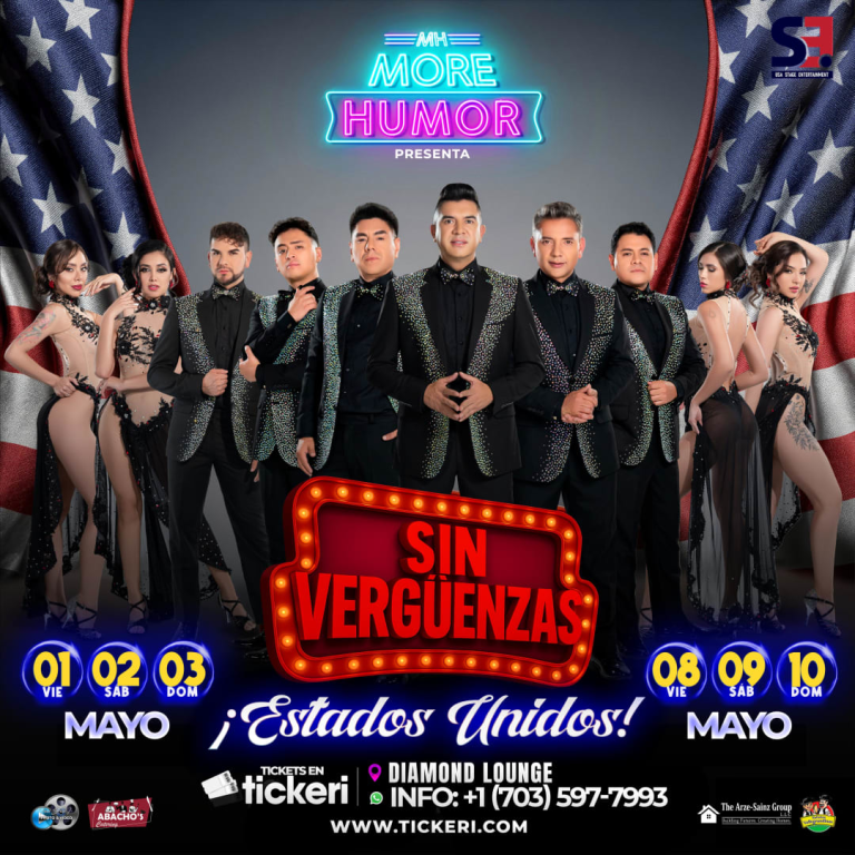 Event - More Humor presenta Sin Verguenzas en USA - Annandale, VA - vie, 1 de mayo de 2026} | concert tickets