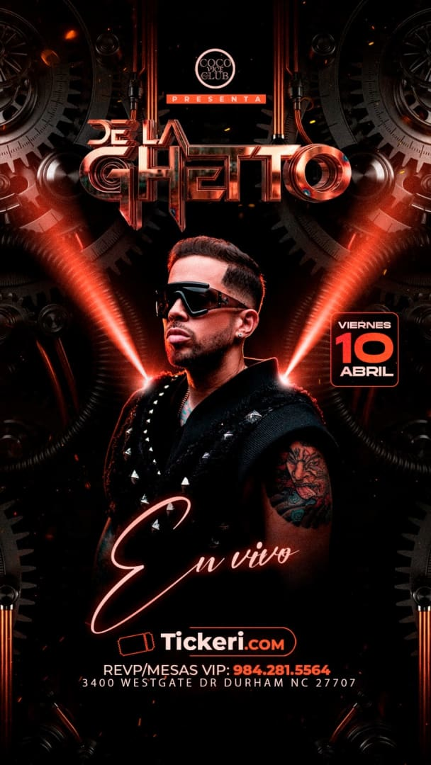 Event - DE LA GHETTO EN VIVO - Durham, NC - Fri, April 10, 2026} | concert tickets