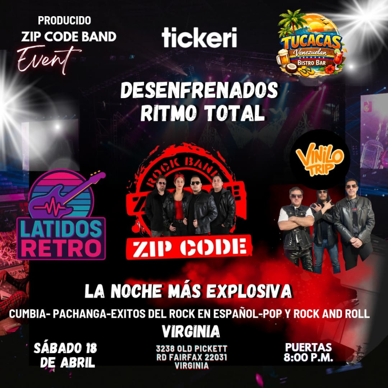 Event - Desenfrenados: Ritmo Total - Fairfax, VA - sáb, 18 de abril de 2026} | concert tickets
