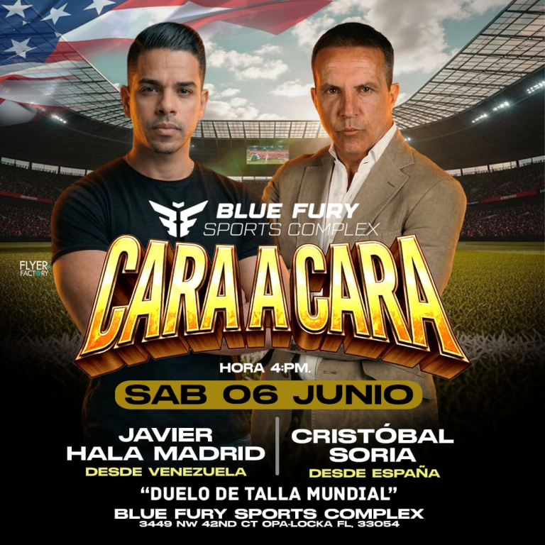 Event - MIAMI Cristobal Soria y Javier Hala Madrid cara a cara de Talla Mundial - Opa-locka, FL - sáb, 6 de junio de 2026} | concert tickets