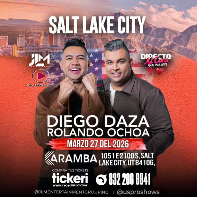 Event - Diego Daza + Rolando Ochoa ¡En Concierto! - Salt Lake City (Utah) - Salt Lake City, UT - Fri, March 27, 2026} | concert tickets