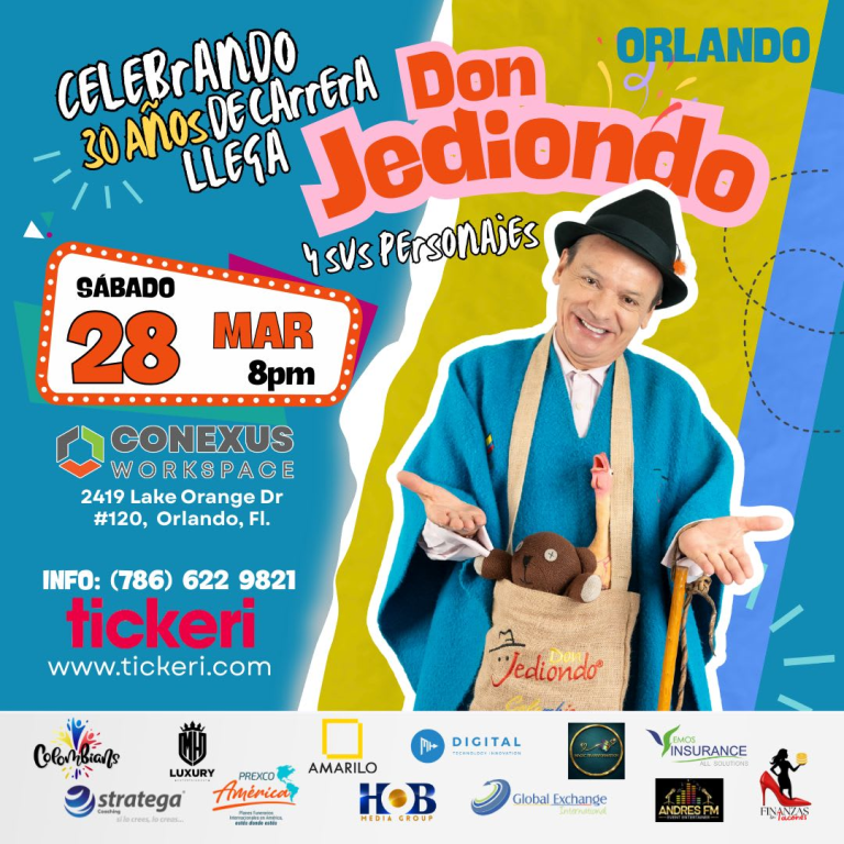Event - DON JEDIONDO 30 AÑOS  - Orlando, FL - sáb, 28 de marzo de 2026} | concert tickets