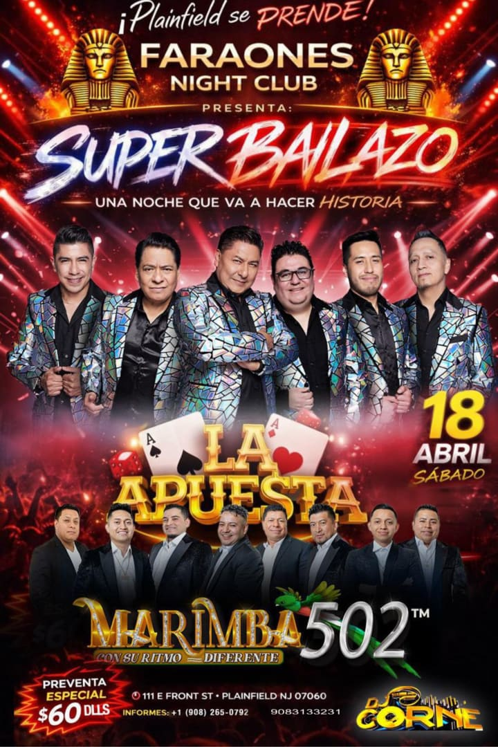 Event - LA APUESTA EN VIVO!  - Plainfield, NJ - sáb, 18 de abril de 2026} | concert tickets