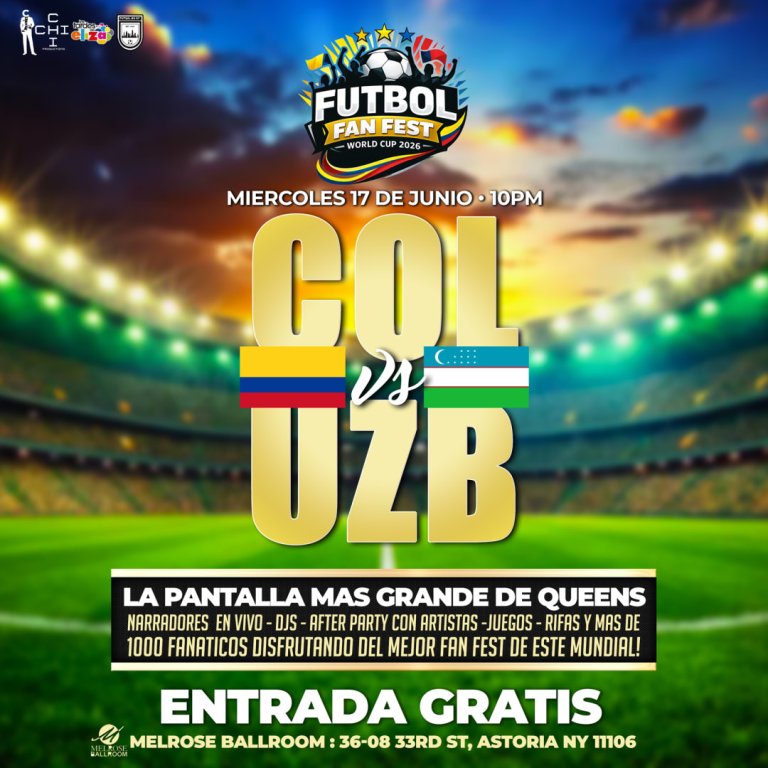 Event - COLOMBIA vs UZBEKISTAN - #1 FUTBOL FAN FEST VIEWING PARTY  - New York, NY - mié, 17 de junio de 2026} | concert tickets