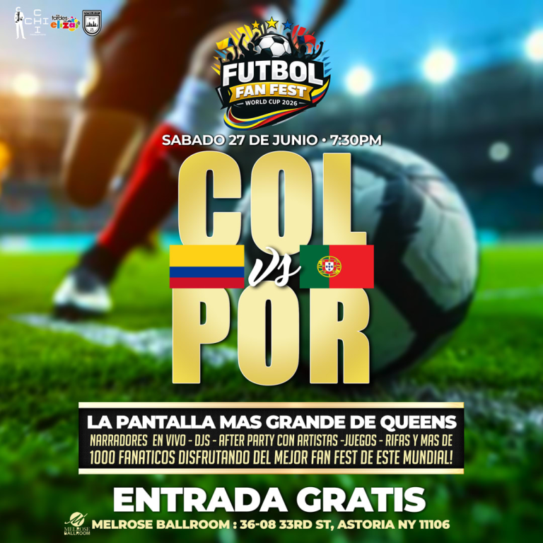 Event - COLOMBIA vs PORTUGAL - #1 FUTBOL FAN FEST VIEWING PARTY  - New York, NY - sáb, 27 de junio de 2026} | concert tickets