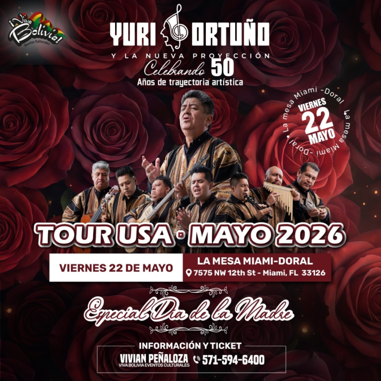 Event - Yuri Ortuño y La Nueva Proyección en Concierto Miami Florida  - Miami, FL - vie, 22 de mayo de 2026} | concert tickets