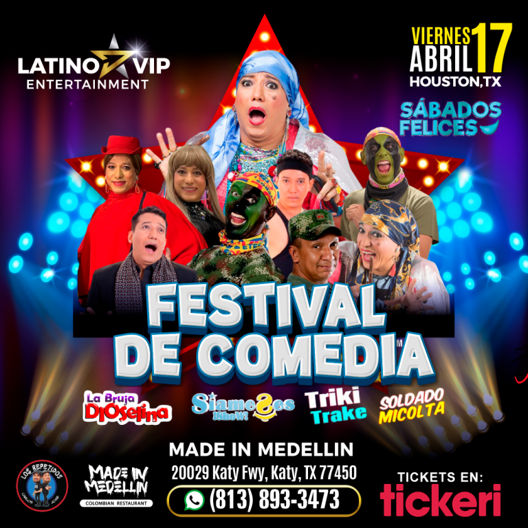 Event - FESTIVAL DE COMEDIA "HOUSTON,TX" - Katy, TX - vie, 17 de abril de 2026} | concert tickets