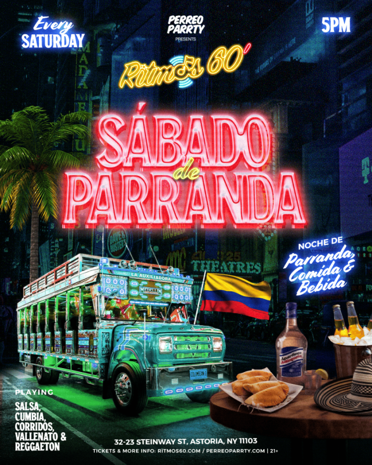 Event - Ritmos: Sabado de Parranda - Colombian Salsa, Vallenato Reggaeton Party NYC - Queens, NY - sáb, 11 de abril de 2026} | concert tickets