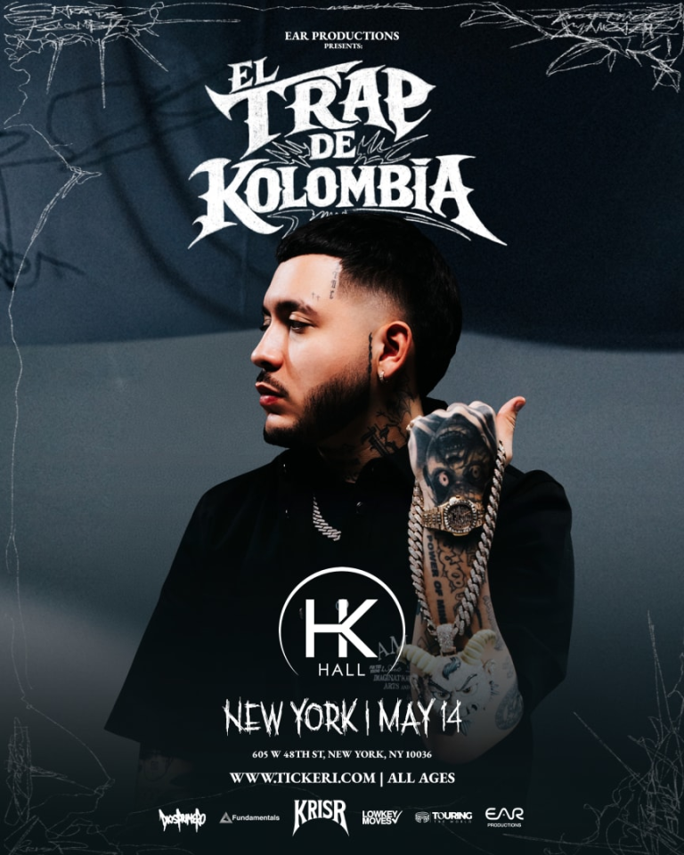 Event - Kris R – “El Trap de Kolombia” Concert | HK Hall NYC 🇺🇸🔥 All Ages Show - New York, New York - May 14, 2026 | concert tickets