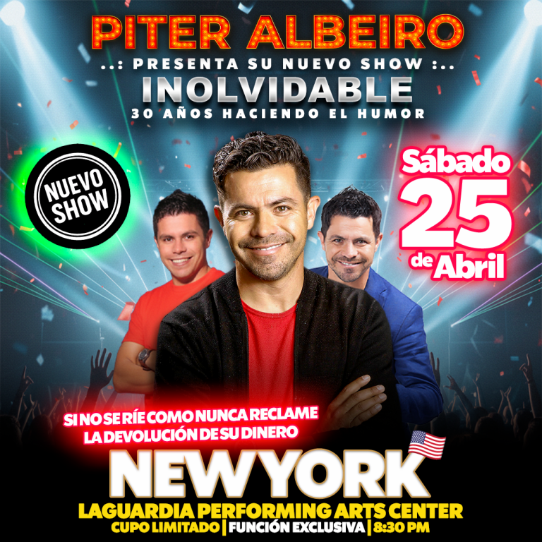 Event - Piter Albeiro En New York Presenta su Nuevo Show INOLVIDABLE - Long Island City, NY - sáb, 25 de abril de 2026} | concert tickets