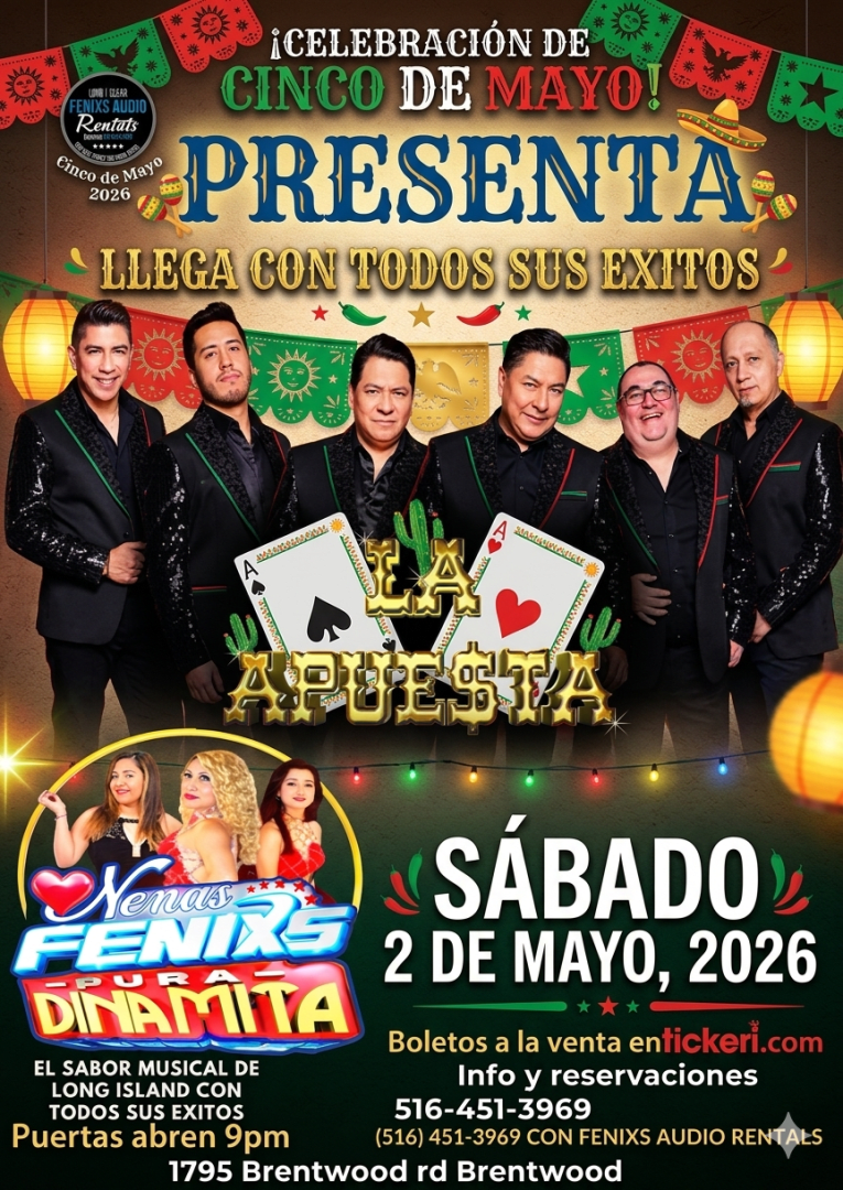 Event - Grupo La Apuesta - Brentwood, New York - May 2, 2026 | concert tickets