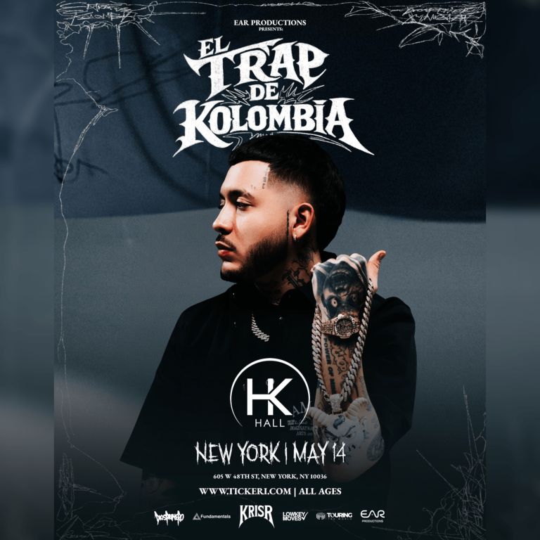 Event - Kris R – El Trap de Kolombia en Concierto | HK Hall NYC (All Ages) - New York, New York - May 14, 2026 | concert tickets