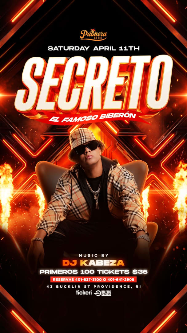 Event - Secreto El Famoso Biberon Live - Providence, Rhode Island - April 11, 2026 | concert tickets