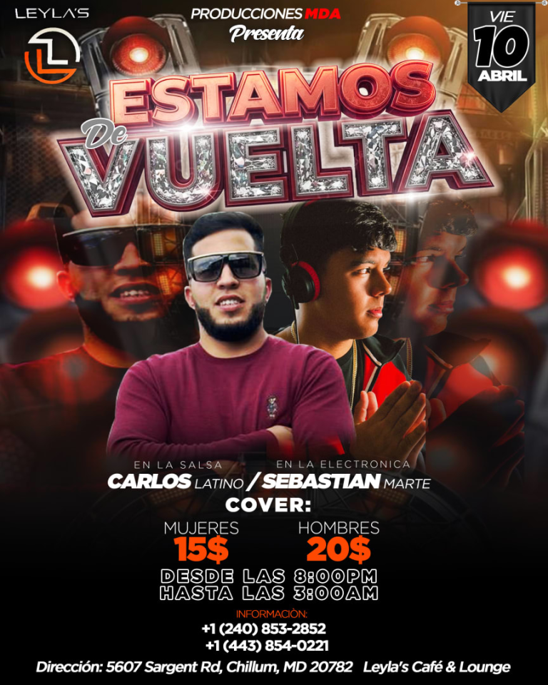 Event - ESTAMOS DE VUELTA - Chillum, Maryland - April 10, 2026 | concert tickets