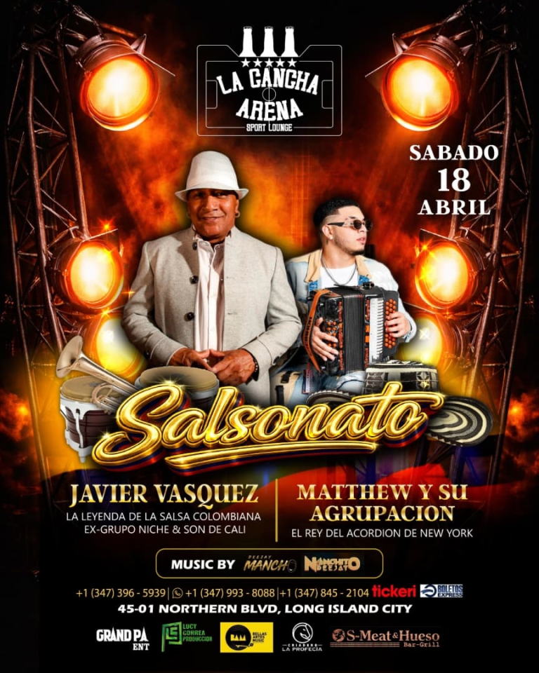Event - Javier Vásquez – Live Concert (Ex Grupo Niche) - Queens, New York - April 18, 2026 | concert tickets
