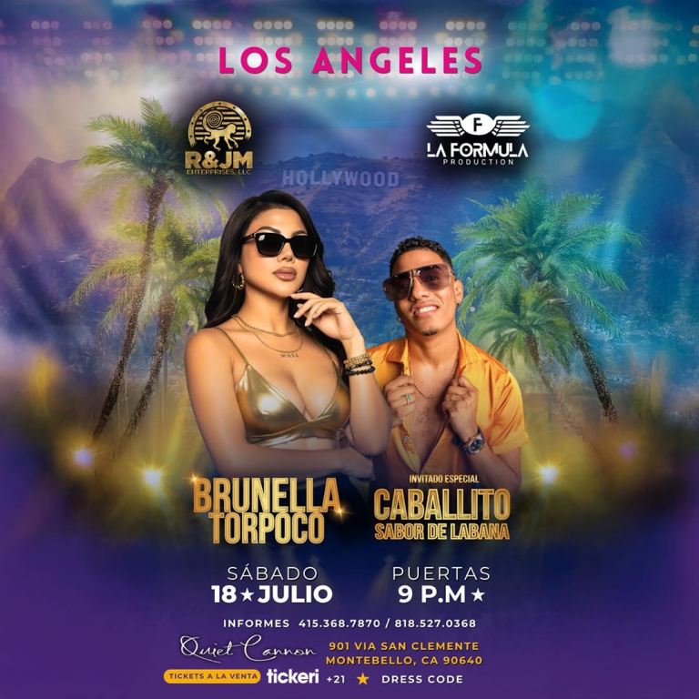 Event - Brunella Torpoco en concierto - Montebello, California - July 18, 2026 | concert tickets