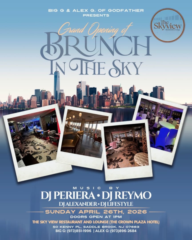 Event - Brunch In The Sky At Sky View Restaurant And Lounge  - Saddle Brook, New Jersey - April 26, 2026 | concert tickets