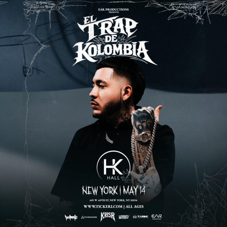 Event - Kris R – El Trap de Kolombia en Concierto | HK Hall NYC (All Ages) - New York, NY - jue, 14 de mayo de 2026} | concert tickets