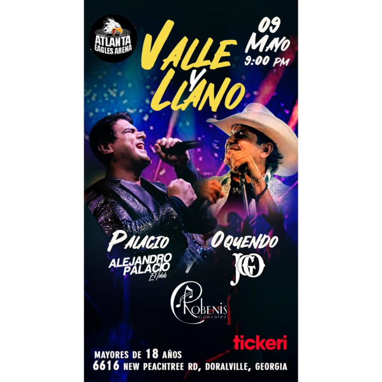 Event - Valle y LLano con Alejandro Palacio y varios mas en concierto - Doraville, Georgia - 9 de mayo de 2026 | concert tickets