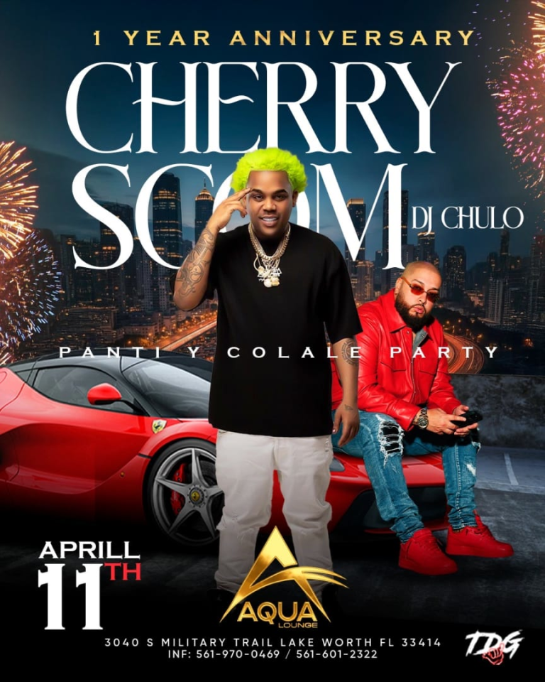 Event - EL CHERRY SCOM Y DJ CHULO NYC  - Lake Worth Beach, Florida - April 11, 2026 | concert tickets