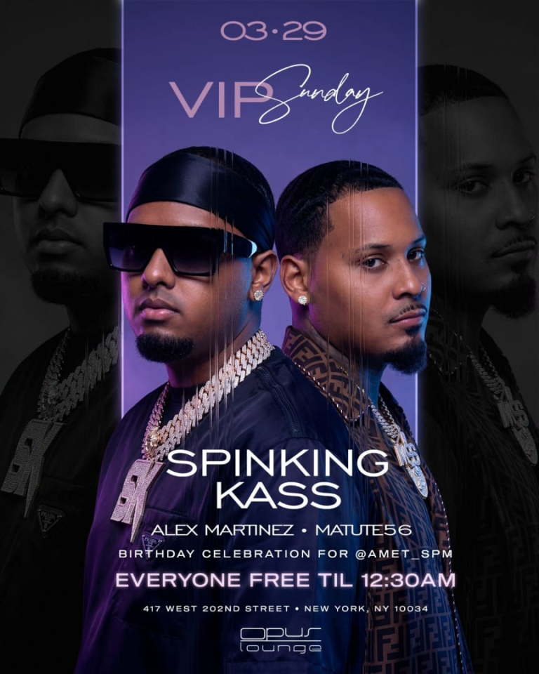 Event - VIP Sundays Dj Spinking Live At Opus Lounge  - New York, New York - March 29, 2026 | concert tickets